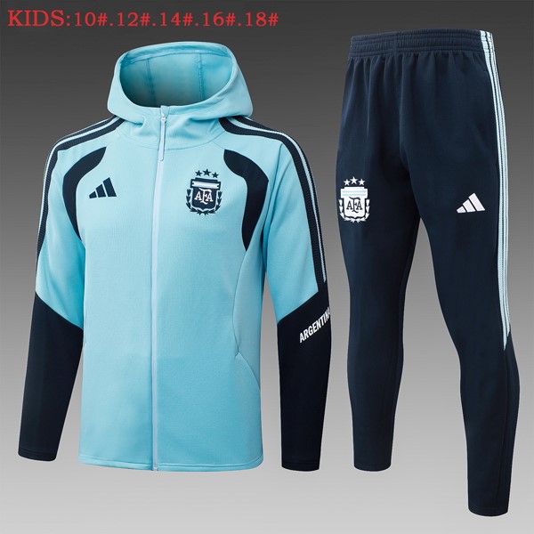 Enfant Survetement Capuche Argentine 2026-27 Vert 2